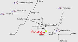 Anfahrt Haus Flatscher